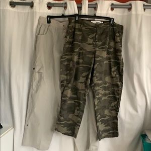 2 pairs of plus size Woman’s pants